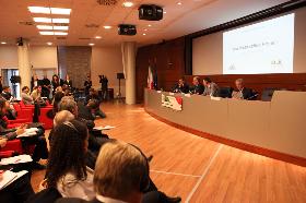 concordia COSTA CROCIERE,CONFERENZA STAMPA