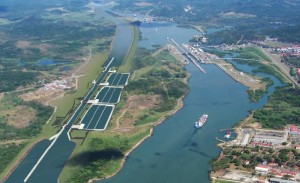 Panama-Canal dall'alto