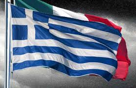 GRECIA ITALIA BANDIERE