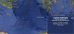 costa fortuna alle 5 di stamattina