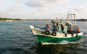 Pescatori indiani,barca