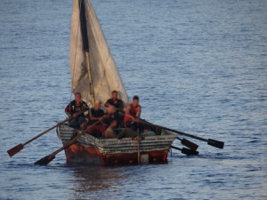 Nine Cuban migrants