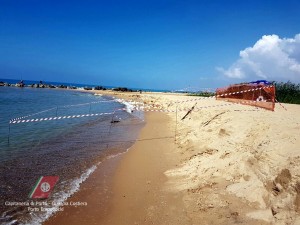 presunto ordigno alle dune