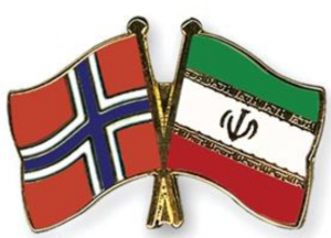 norvegia - iran bandiere